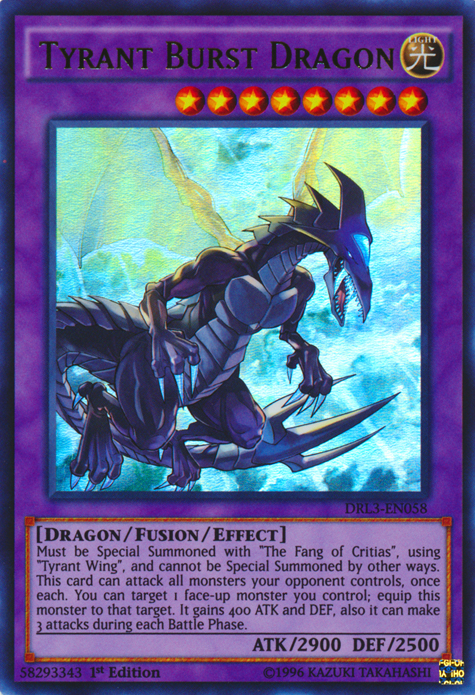 Tyrant Burst Dragon [DRL3-EN058] Ultra Rare | Play N Trade Winnipeg