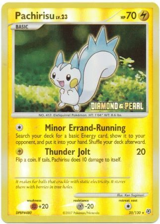 Pachirisu (35/130) [Burger King Promos: 2008 Collection] | Play N Trade Winnipeg