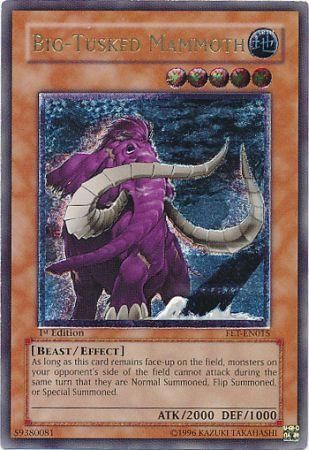 Big-Tusked Mammoth [FET-EN015] Ultimate Rare | Play N Trade Winnipeg