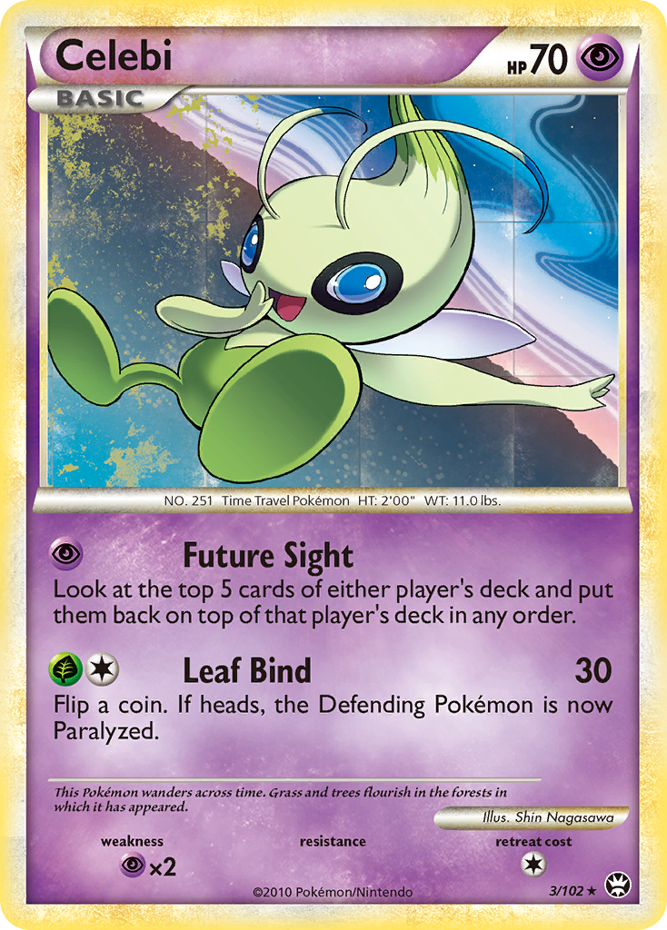 Celebi (3/102) [HeartGold & SoulSilver: Triumphant] | Play N Trade Winnipeg