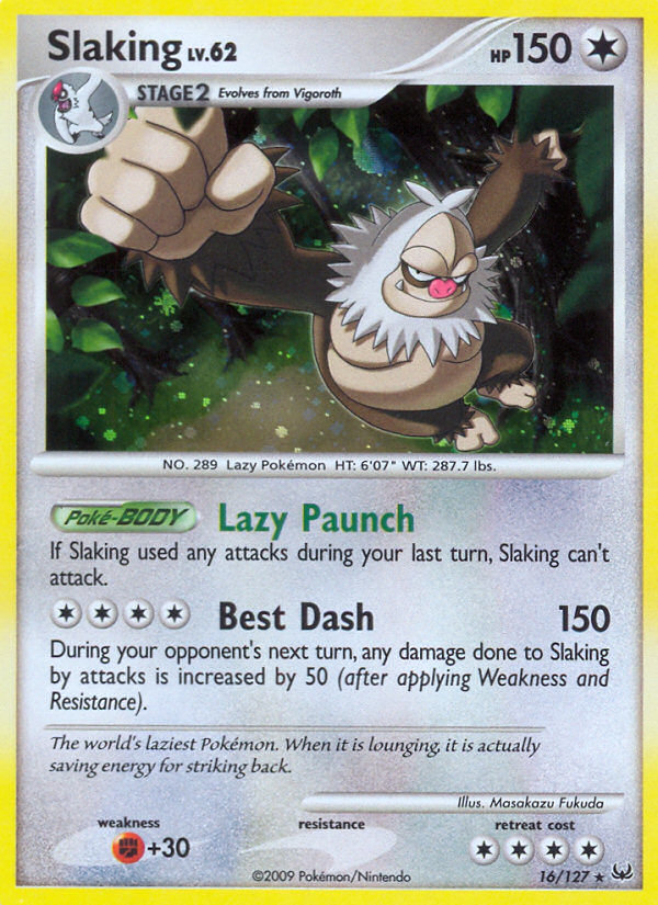 Slaking (16/127) [Platinum: Base Set] | Play N Trade Winnipeg