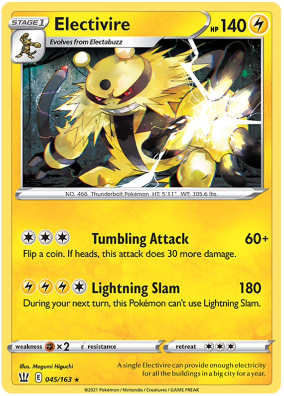 Electivire (045/163) [Sword & Shield: Battle Styles] | Play N Trade Winnipeg