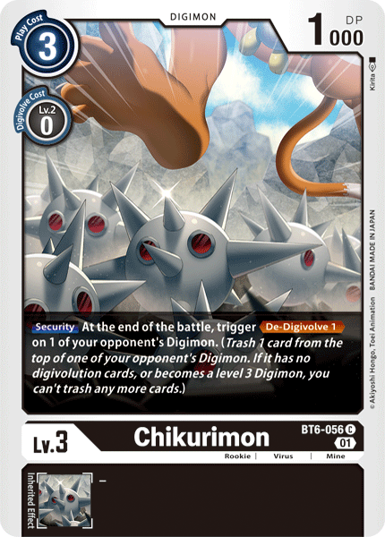 Chikurimon [BT6-056] [Double Diamond] | Play N Trade Winnipeg