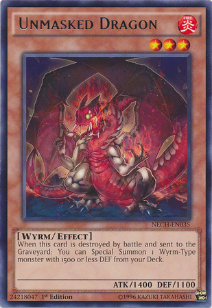 Unmasked Dragon [NECH-EN035] Rare | Play N Trade Winnipeg