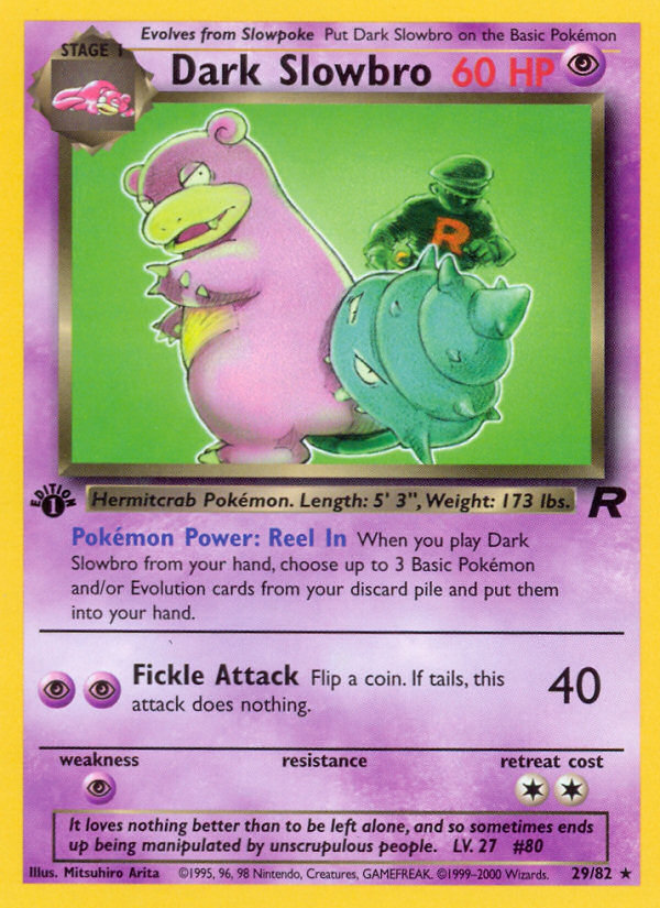 Dark Slowbro (29/82) [Team Rocket 1st Edition] | Play N Trade Winnipeg