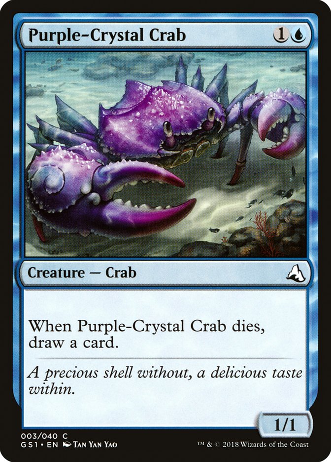 Purple-Crystal Crab [Global Series Jiang Yanggu & Mu Yanling] | Play N Trade Winnipeg