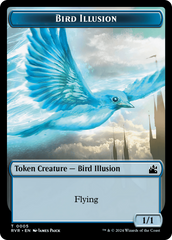 Goblin (0008) // Bird Illusion Double-Sided Token [Ravnica Remastered Tokens] | Play N Trade Winnipeg