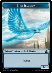 Bird // Bird Illusion Double-Sided Token [Ravnica Remastered Tokens] | Play N Trade Winnipeg