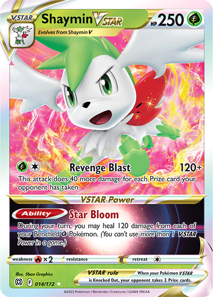 Shaymin VSTAR (014/172) [Sword & Shield: Brilliant Stars] | Play N Trade Winnipeg