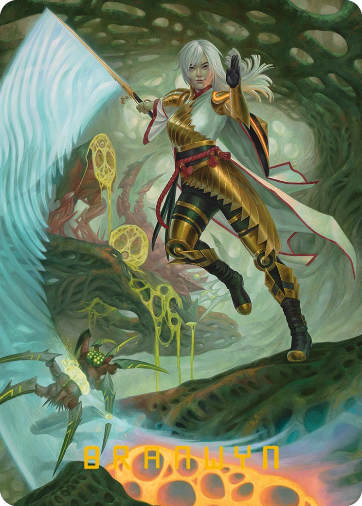 The Eternal Wanderer Art Card (Gold-Stamped Signature) [Phyrexia: All Will Be One Art Series] | Play N Trade Winnipeg