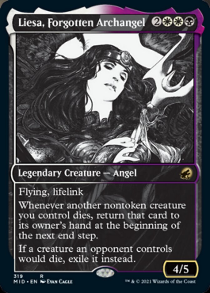 Liesa, Forgotten Archangel (Showcase Eternal Night) [Innistrad: Midnight Hunt] | Play N Trade Winnipeg
