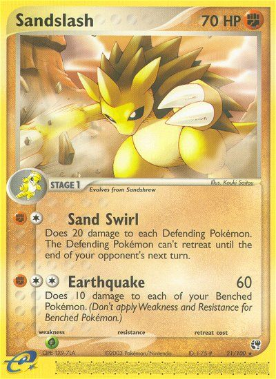 Sandslash (21/100) [EX: Sandstorm] | Play N Trade Winnipeg