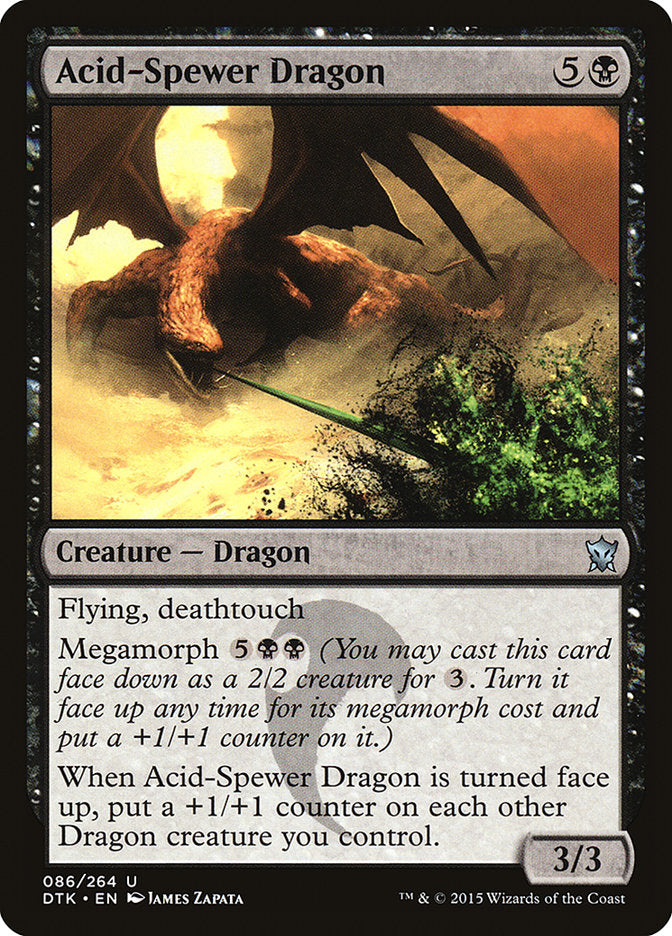 Acid-Spewer Dragon [Dragons of Tarkir] | Play N Trade Winnipeg