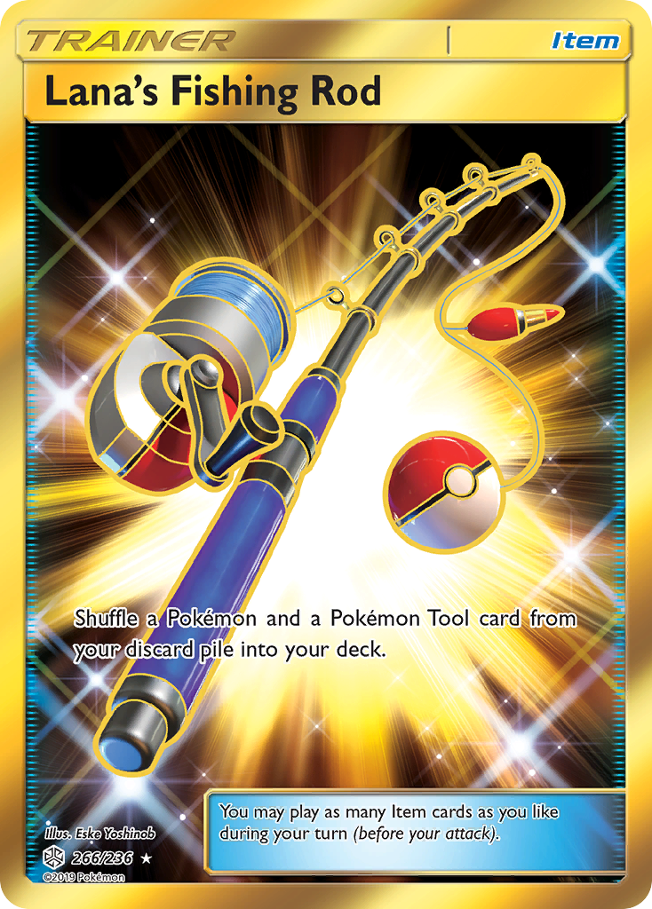 Lana's Fishing Rod (266/236) [Sun & Moon: Cosmic Eclipse] | Play N Trade Winnipeg