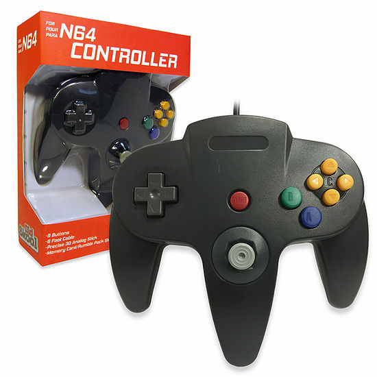 BLACK WIRED N64 CTRL [OLD SKOOL] | Play N Trade Winnipeg