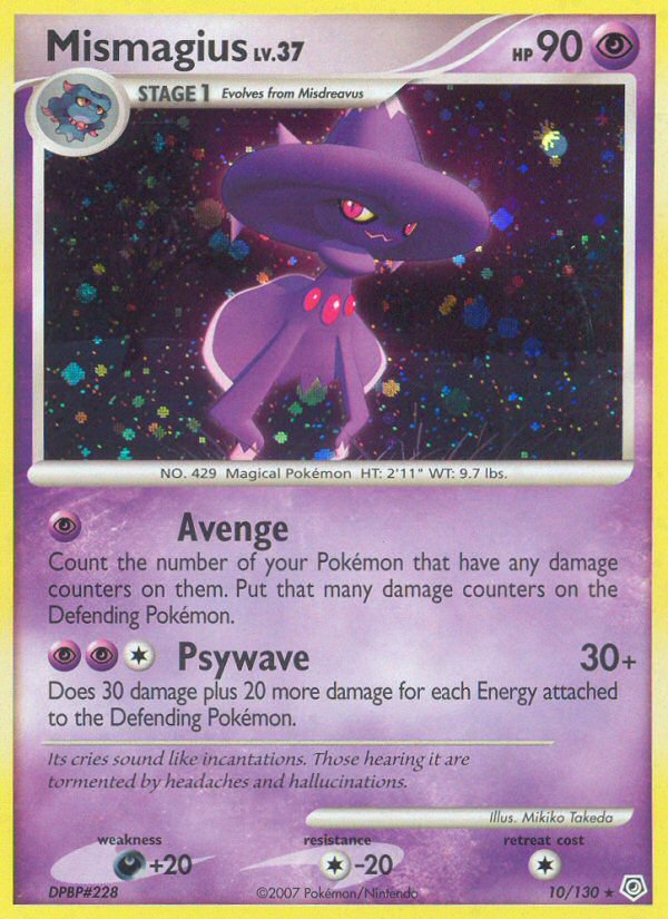 Mismagius (10/130) [Diamond & Pearl: Base Set] | Play N Trade Winnipeg