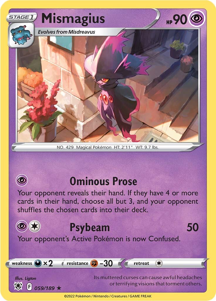 Mismagius (059/189) [Sword & Shield: Astral Radiance] | Play N Trade Winnipeg