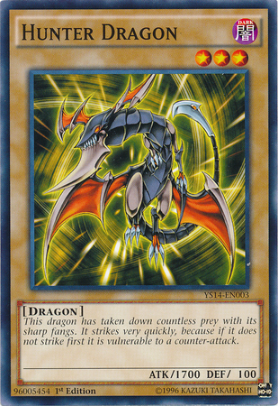 Hunter Dragon [YS14-EN003] Common | Play N Trade Winnipeg