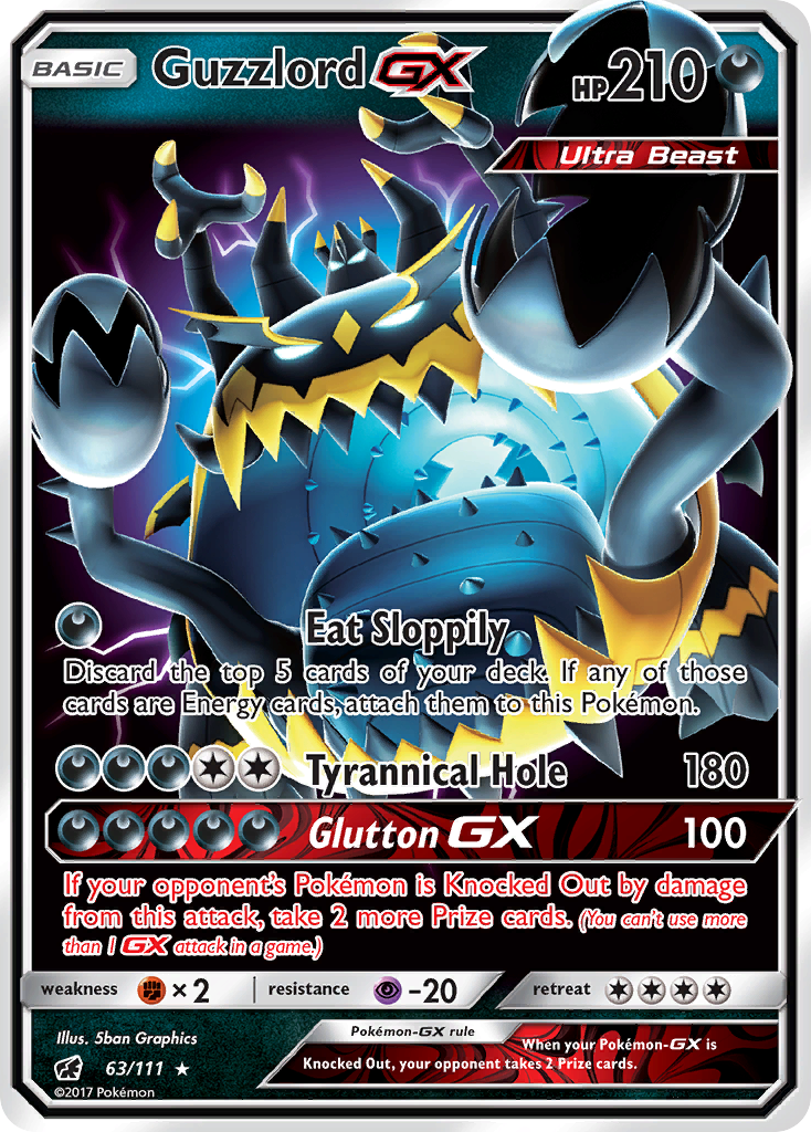 Guzzlord GX (63/111) [Sun & Moon: Crimson Invasion] | Play N Trade Winnipeg