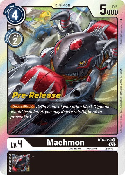 Machmon [BT6-059] [Double Diamond Pre-Release Cards] | Play N Trade Winnipeg