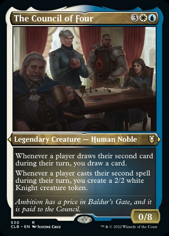The Council of Four (Foil Etched) [Commander Legends: Battle for Baldur's Gate] | Play N Trade Winnipeg