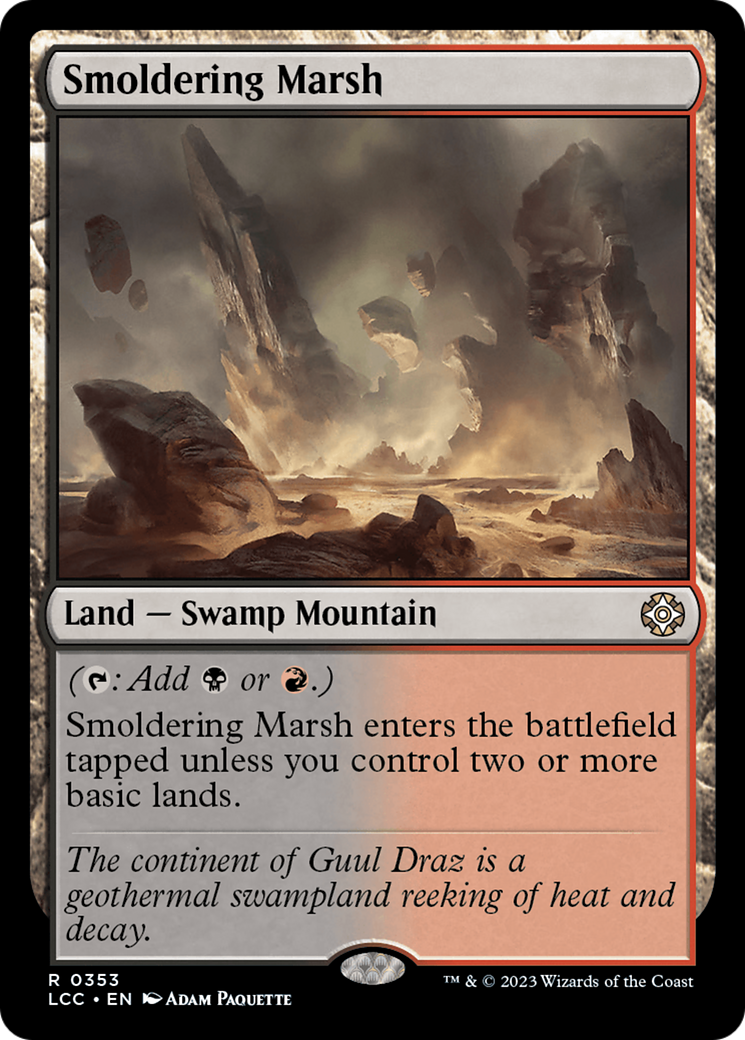 Smoldering Marsh [The Lost Caverns of Ixalan Commander] | Play N Trade Winnipeg