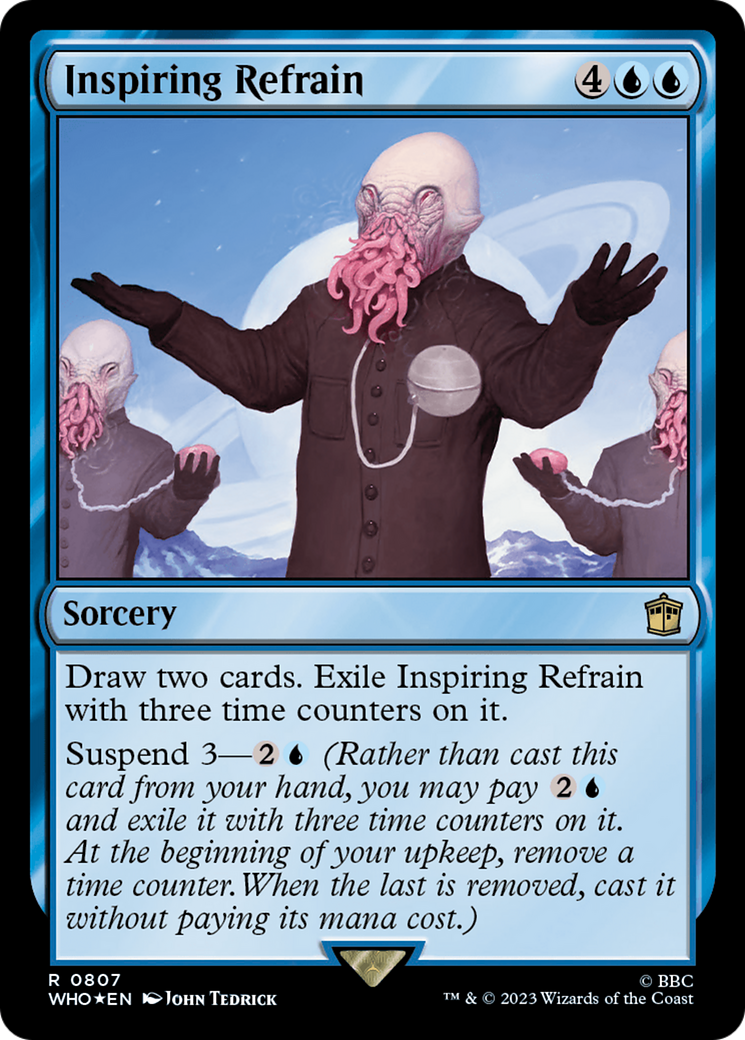 Inspiring Refrain (Surge Foil) [Doctor Who] | Play N Trade Winnipeg