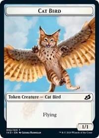 Cat Bird // Human Soldier (004) Double-sided Token [Ikoria: Lair of Behemoths Tokens] | Play N Trade Winnipeg