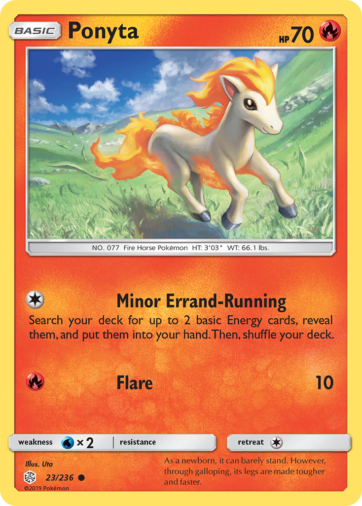 Ponyta (23/236) [Sun & Moon: Cosmic Eclipse] | Play N Trade Winnipeg