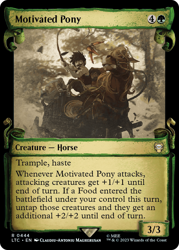 Motivated Pony [The Lord of the Rings: Tales of Middle-Earth Commander Showcase Scrolls] | Play N Trade Winnipeg