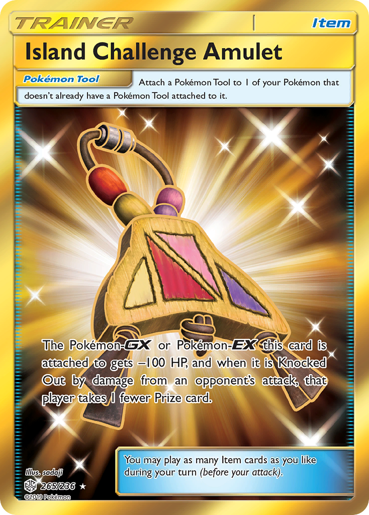 Island Challenge Amulet (265/236) [Sun & Moon: Cosmic Eclipse] | Play N Trade Winnipeg