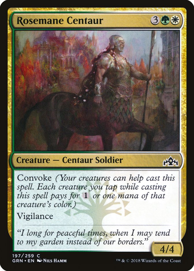 Rosemane Centaur [Guilds of Ravnica] | Play N Trade Winnipeg