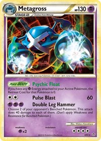 Metagross (4/95) (Cracked Ice Holo) (Theme Deck Exclusive) [HeartGold & SoulSilver: Unleashed] | Play N Trade Winnipeg