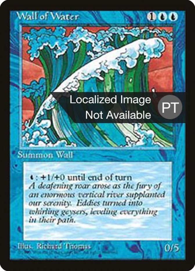 Wall of Water [Fourth Edition (Foreign Black Border)] | Play N Trade Winnipeg