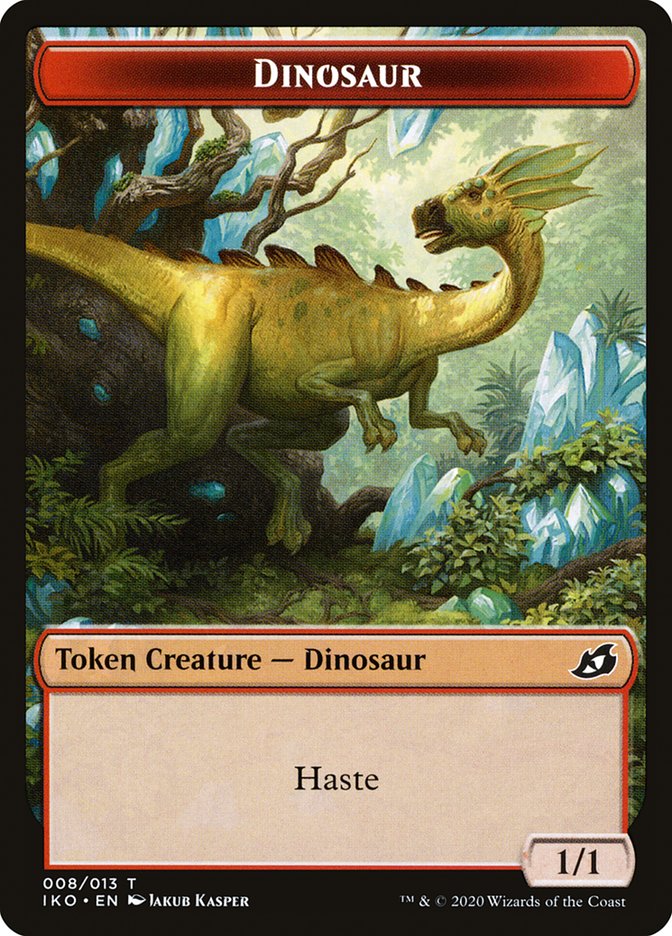 Dinosaur [Ikoria: Lair of Behemoths Tokens] | Play N Trade Winnipeg