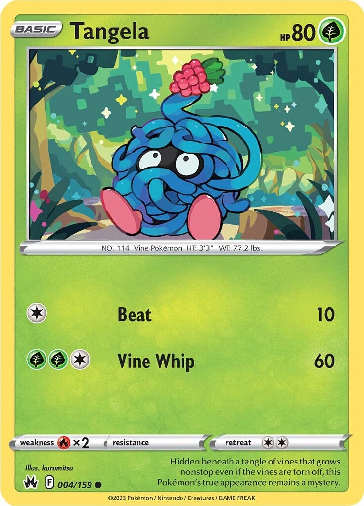 Tangela (004/159) [Sword & Shield: Crown Zenith] | Play N Trade Winnipeg