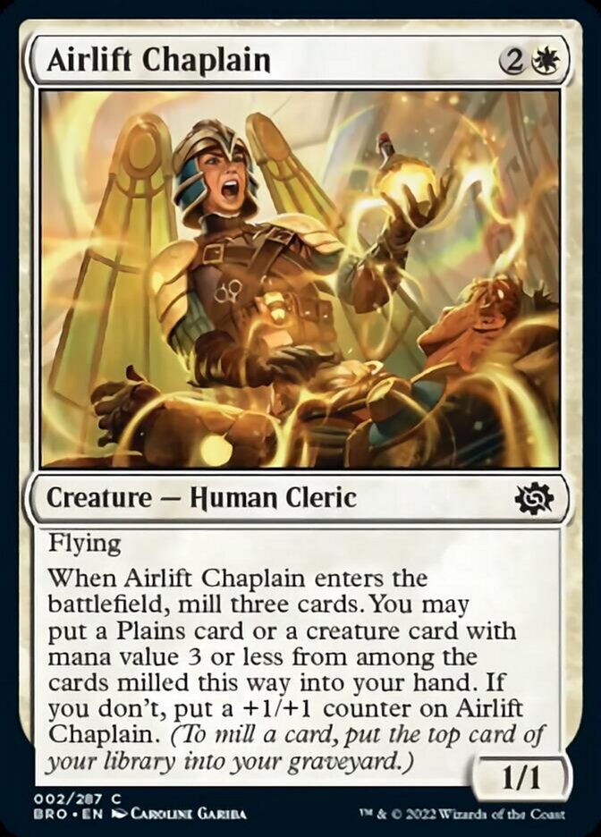 Airlift Chaplain [The Brothers' War] | Play N Trade Winnipeg