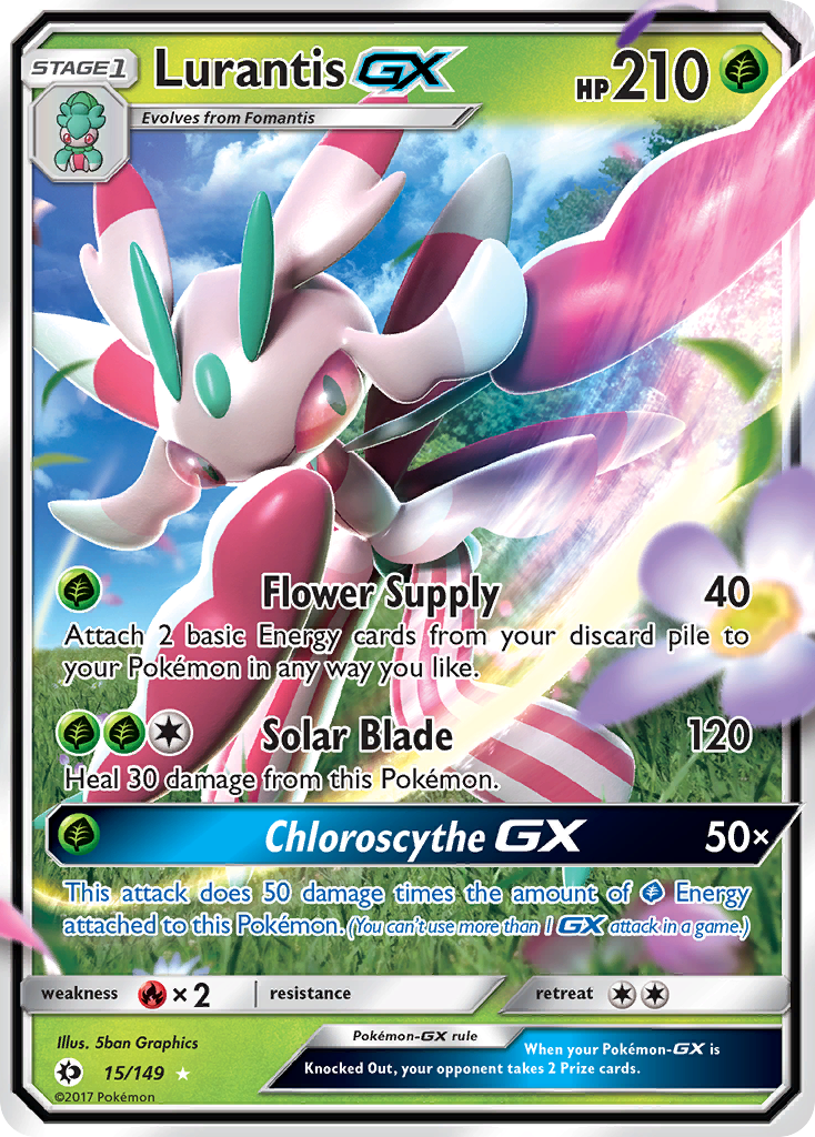 Lurantis GX (15/149) [Sun & Moon: Base Set] | Play N Trade Winnipeg