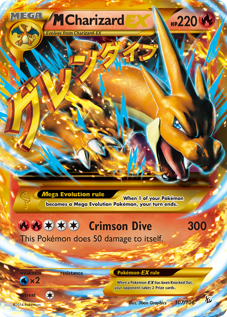 M Charizard EX (107/106) [XY: Flashfire] | Play N Trade Winnipeg