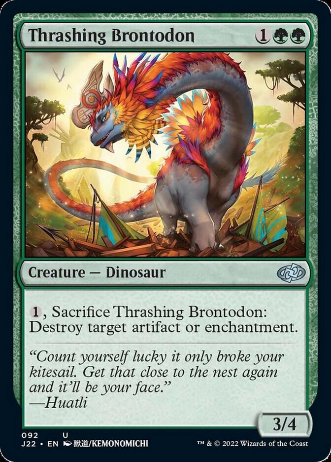 Thrashing Brontodon [Jumpstart 2022] | Play N Trade Winnipeg