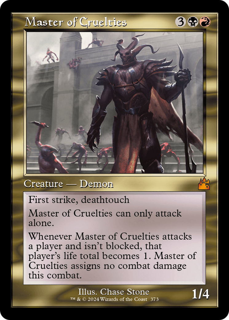 Master of Cruelties (Retro Frame) [Ravnica Remastered] | Play N Trade Winnipeg