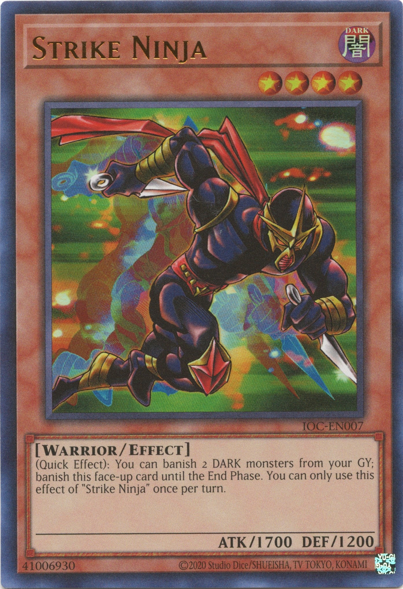 Strike Ninja (25th Anniversary) [IOC-EN007] Ultra Rare | Play N Trade Winnipeg