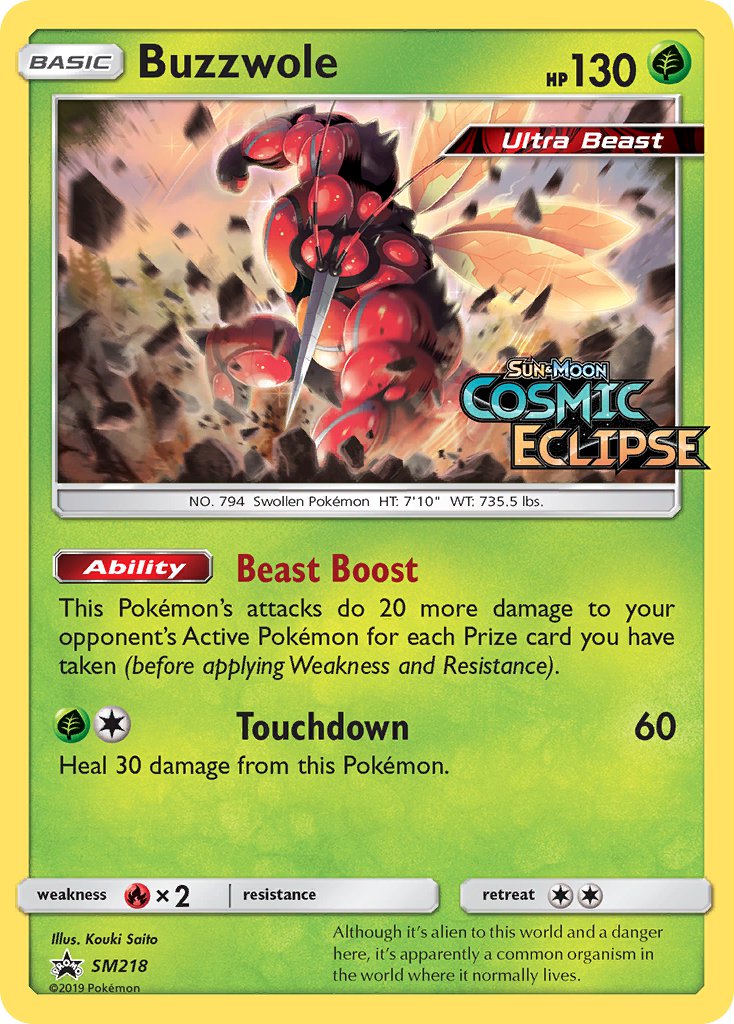 Buzzwole (SM218) [Sun & Moon: Black Star Promos] | Play N Trade Winnipeg