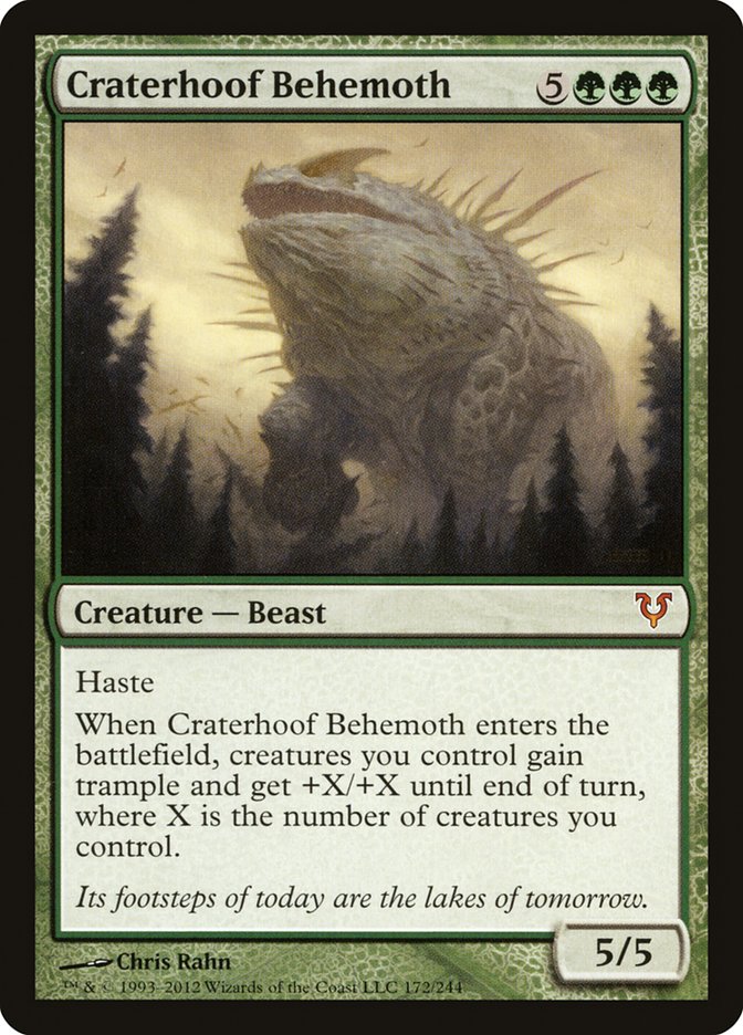 Craterhoof Behemoth [Avacyn Restored] | Play N Trade Winnipeg