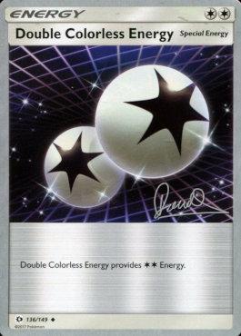 Double Colorless Energy (136/149) (Infinite Force - Diego Cassiraga) [World Championships 2017] | Play N Trade Winnipeg