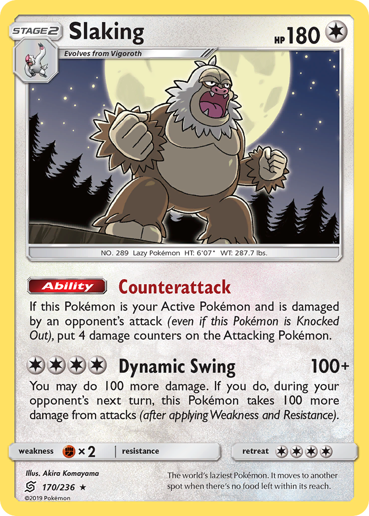 Slaking (170/236) [Sun & Moon: Unified Minds] | Play N Trade Winnipeg