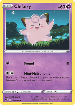 Clefairy (063/185) [Sword & Shield: Vivid Voltage] | Play N Trade Winnipeg