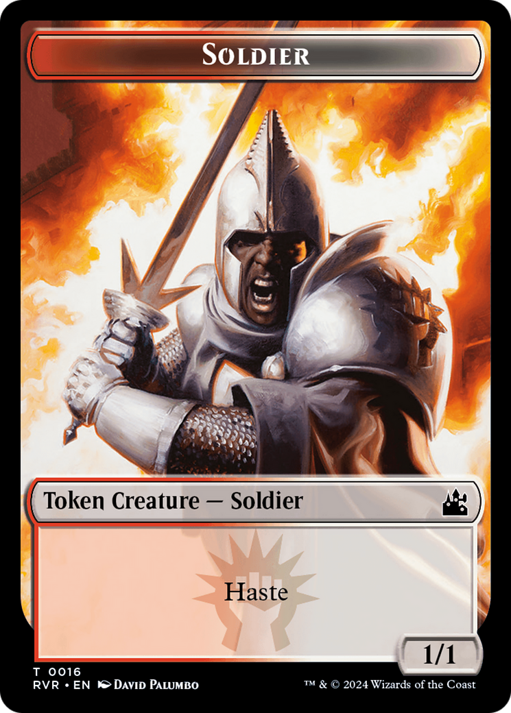 Goblin (0008) // Soldier Double-Sided Token [Ravnica Remastered Tokens] | Play N Trade Winnipeg