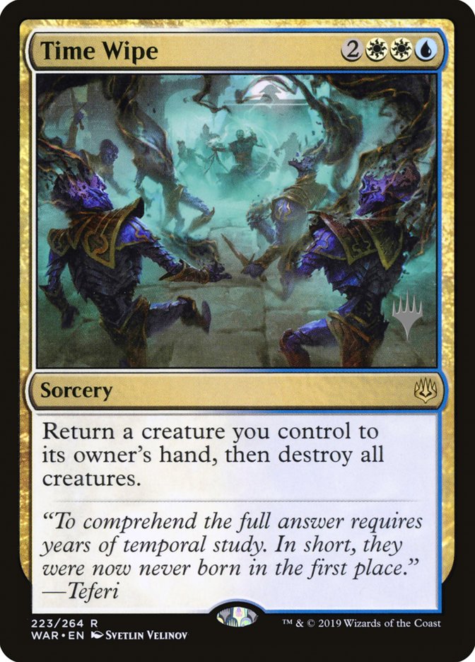 Time Wipe (Promo Pack) [War of the Spark Promos] | Play N Trade Winnipeg