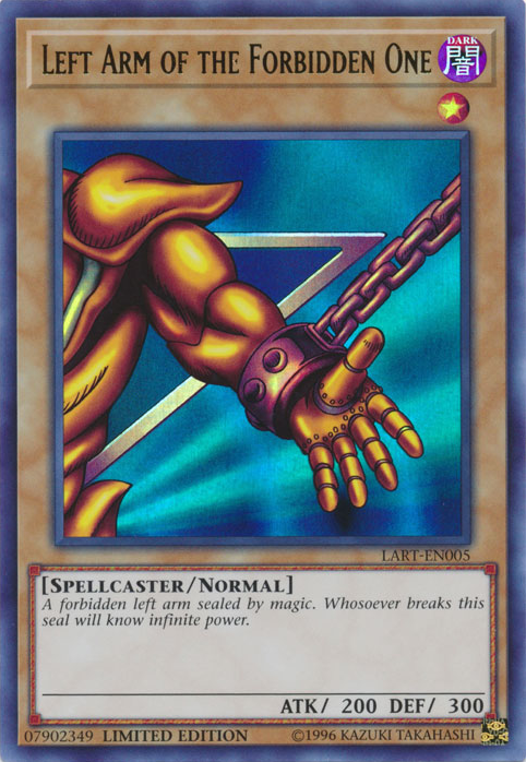 Left Arm of the Forbidden One [LART-EN005] Ultra Rare | Play N Trade Winnipeg